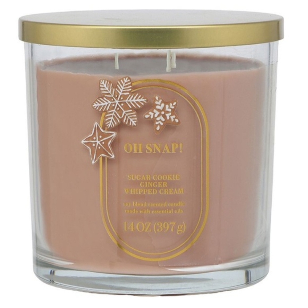Oh Snap! Sugar Cookie Ginger Scented Candle